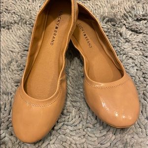 Lucky Brand Beige Ballet Flats